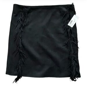 Chelsea & Violet Black Embellished Mini Skirt